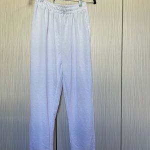 Shein Lightweight White Joggers - Small